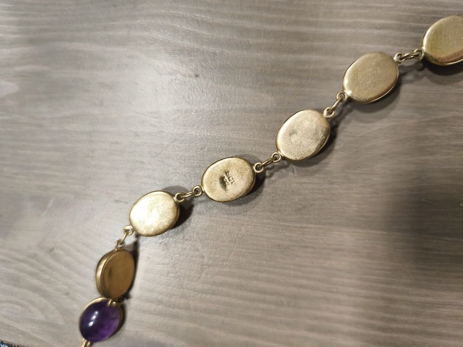 Bratara din aur cu ametist vintage