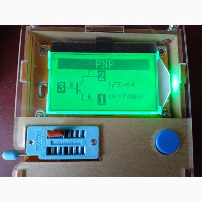 Тестер LCR-T4 английская прошивка RLC, ESR-метр