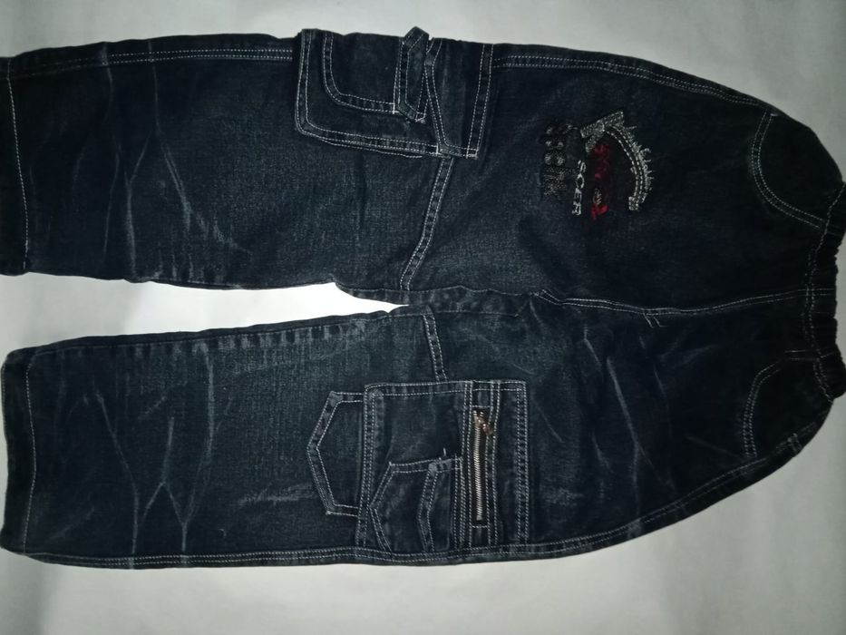 Джинсы детские, теплые.