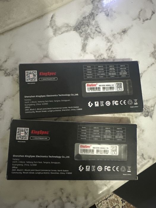 Продается ОЗУ 8гб DDR3 (2 штук)