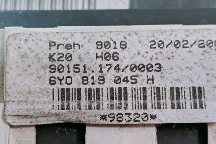 Panou Comanda  ventilatie bord 6Y0819045H Skoda Fabia 6Y