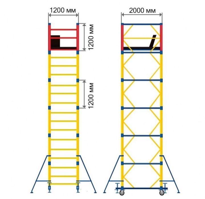 Леса вышки туры от 1500 тг