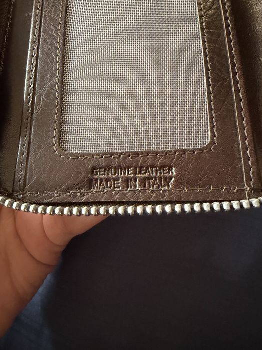 Мужское кожаное портмоне Made in Italy, натуральная кожа