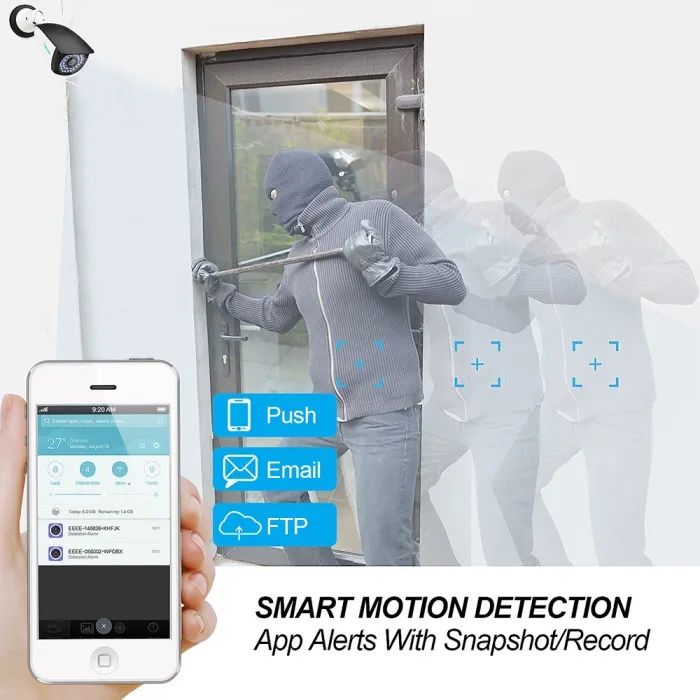 Camera video de supraveghere de exterior FULL HD