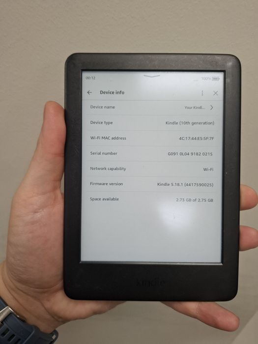 Електронен четец Kindle 10 Basic 4GB