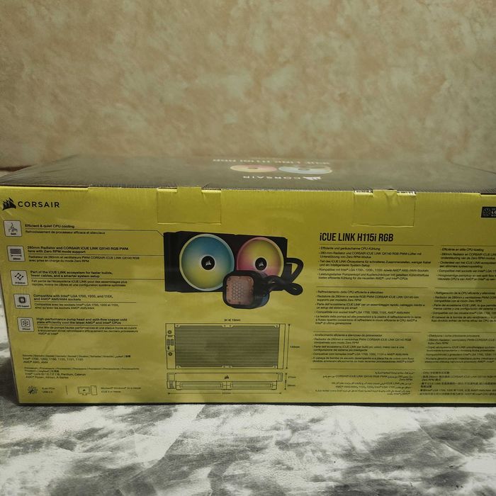 Corsair iCUE Link H115i RGB 280mm , Am4 /Am5 , Lga1700 / Lga1851