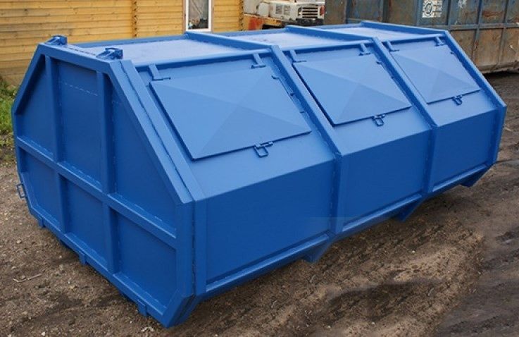 Чиқинди ташиш учун Металл Контейнерлар ишлаб чиқариш.