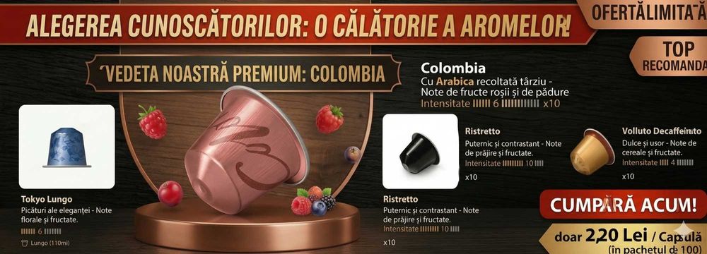Capsule cafea Nespresso Diverse Sortimente