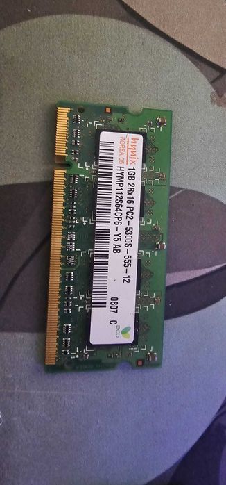 Vand placi RAM Sodimm 8gb 3200 1Rx16/8gb 2666 1Rx8/2gb R2X8/1gb R2x16