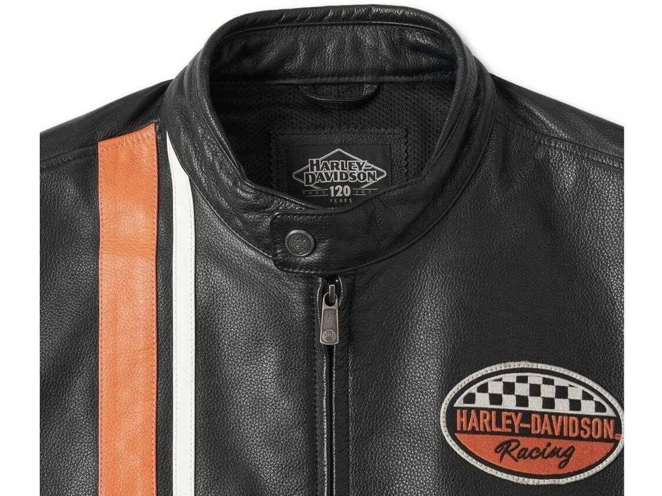 HARLEY DAVIDSON Юбилейно 120 Години 97051 Кожено Яке Кожа 2XL XXL