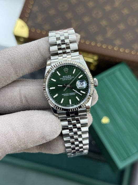 Rolex Date-Just 36mm Mint Green