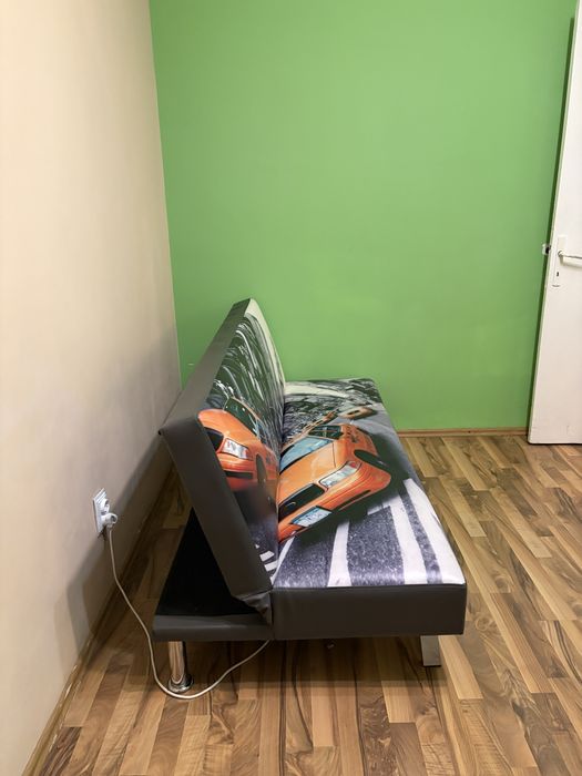 Canapea extensibilă / pat de o persoană – dimensiune mică