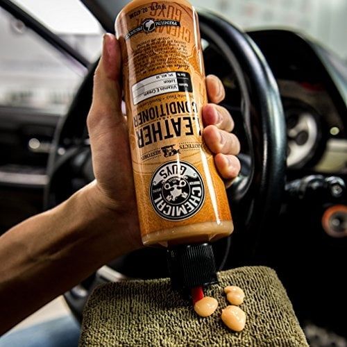 Chemical Guys - Leather Conditioner 473ml + подарък микрофибърна гъба