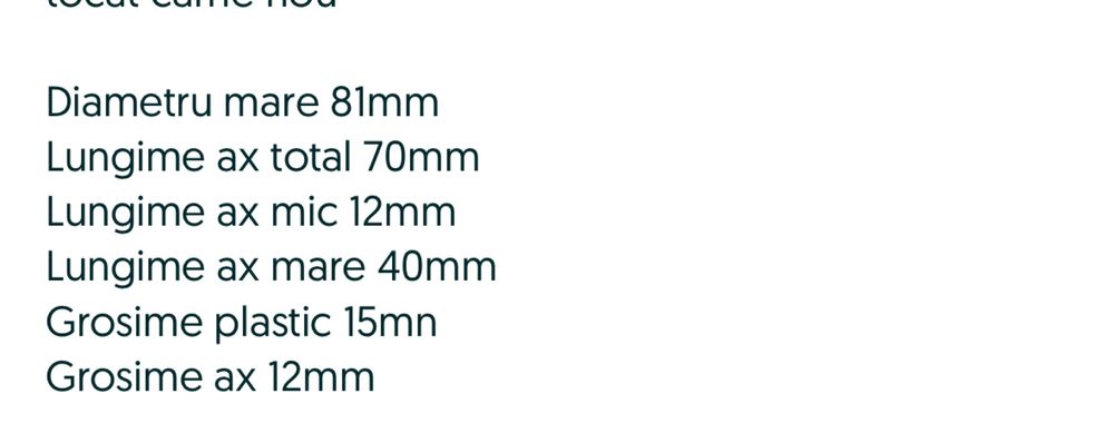 Pinion roata dintata heinner albatros samus masina tocat carne nou