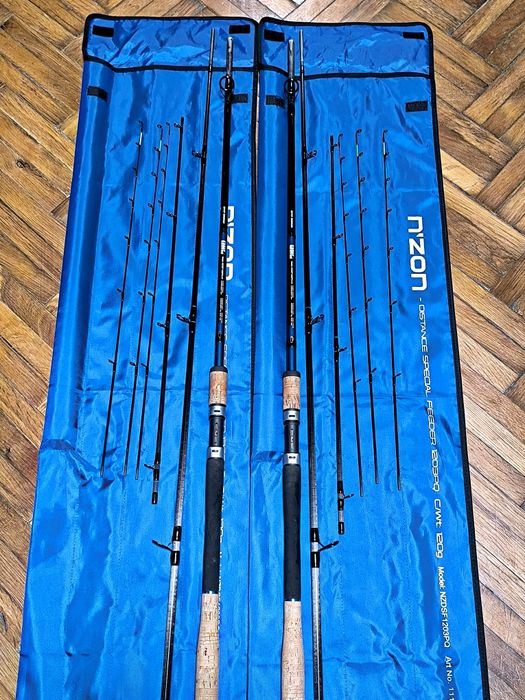 2 lansete Daiwa N'Zon Distance Special Feeder 3.6m, 120gr