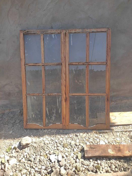 Продам б/у окна деревянные