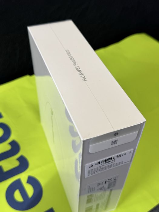 ЗАПЕЧАТАН 512GB Huawei Pura 80 Ultra Yettel Гаранция 2029 Black