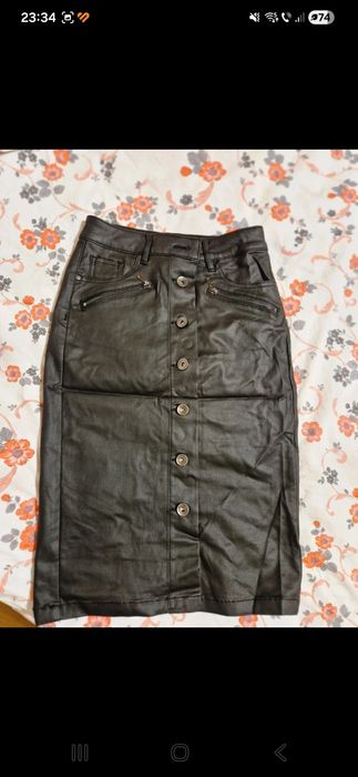 Fusta imitație piele