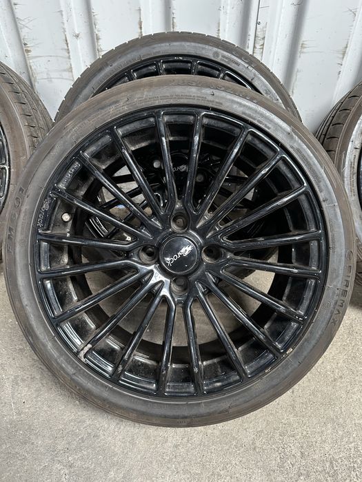 Jante Brock B24 17” 4x108 + anvelope 205/45 R17