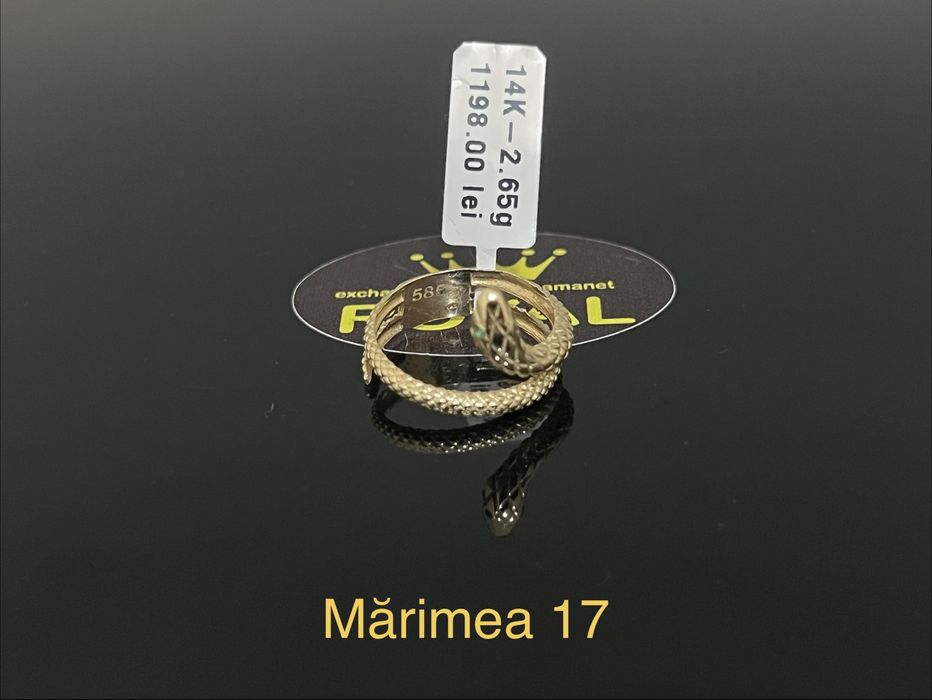 Bijuteria Royal CB : Inel dama aur 14k 2,65gr