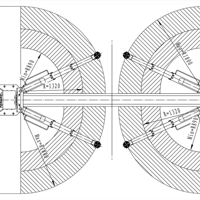 Elevator cu doua coloane 5,5t