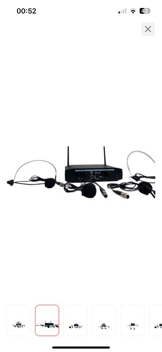 Микрофон Shure GLXD4 head черный