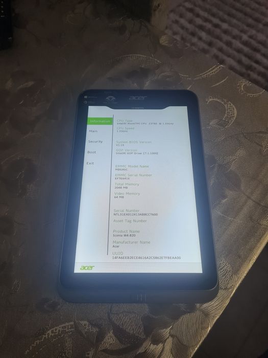 Таблет Windows 8