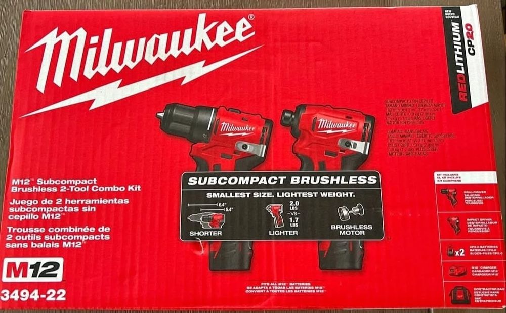 Chit milwaukee m12 modelul cel mai  nou brushless