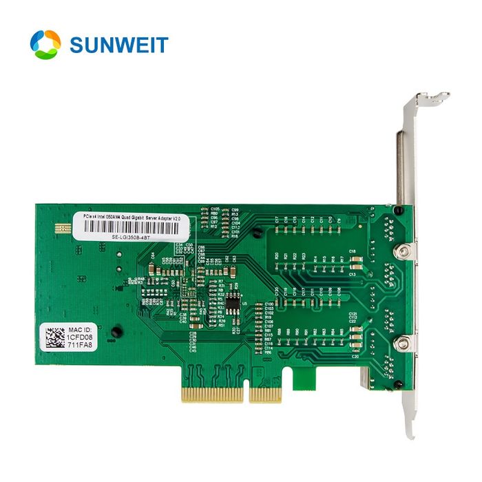 # PCi-e Intel i350-T4 Quad RJ45 Gigabit Сетевая карта Server Lan Card