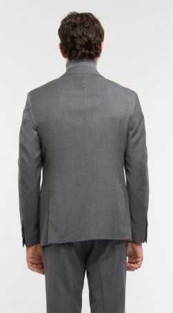Sacou blazer de lux 50 L PAOLONI NOU lana 100% gri mediu