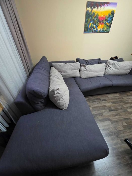 Разтегателен ъглов диван