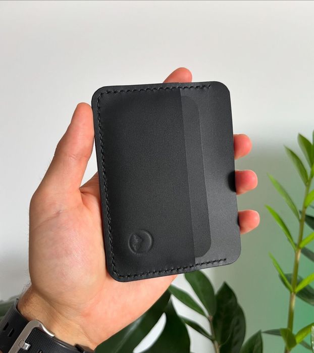 Portofel minimalist din piele naturala 100% handmade