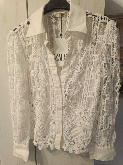 Чисто нова бяла риза ZARA