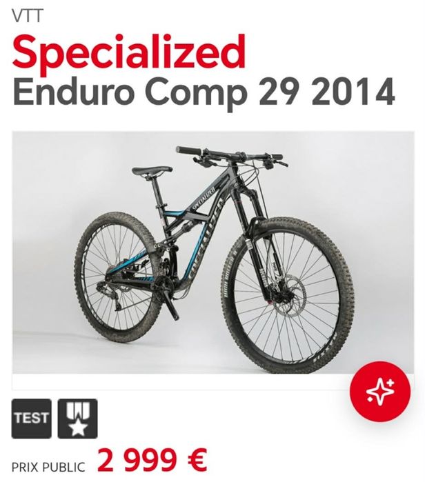 Enduro specialized comp 29 2014