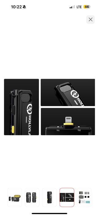 Петличка,Микрофон Hollyland