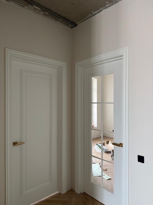 Межкомнатные двери установка