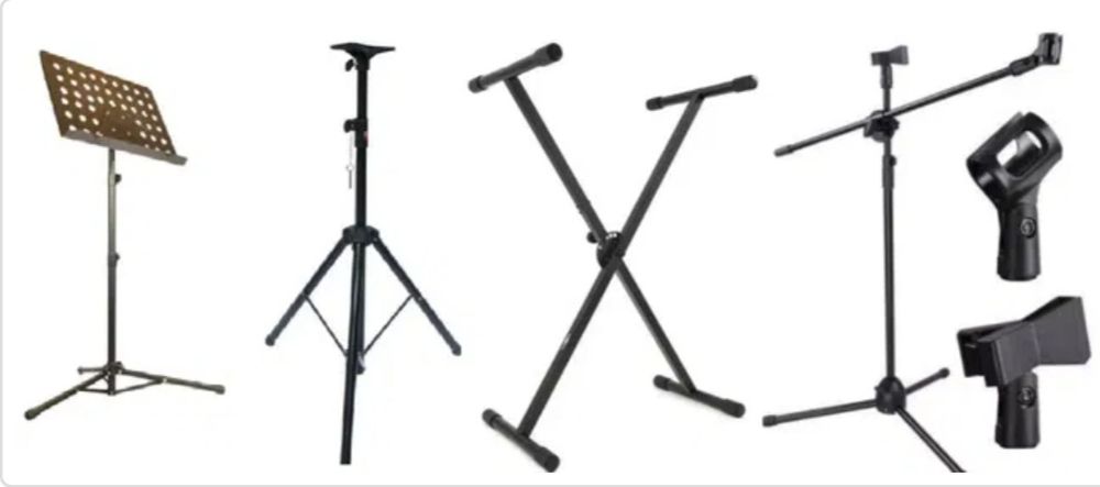 Stativ trepied suport orga microfon boxa partitura chitara scaun orga