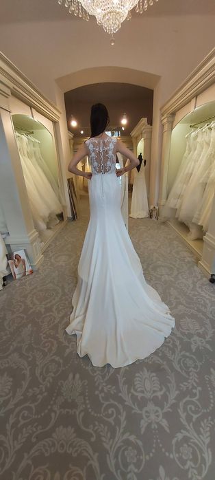 Rochie de mireasa, A-line, marime S