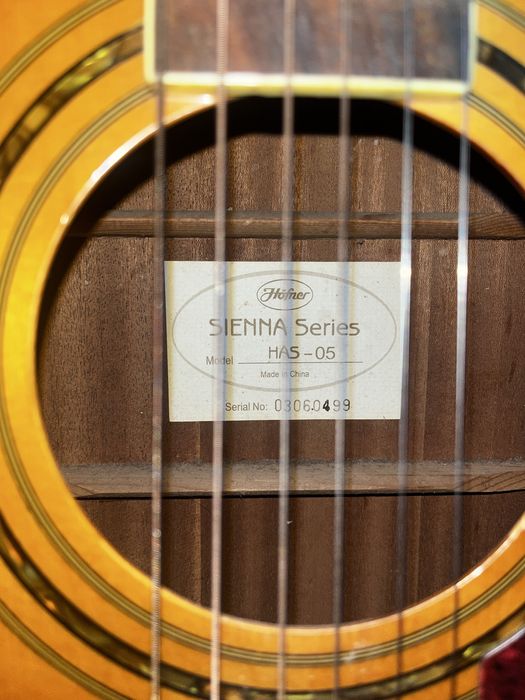 Продам акустическую гитару hofner has-05