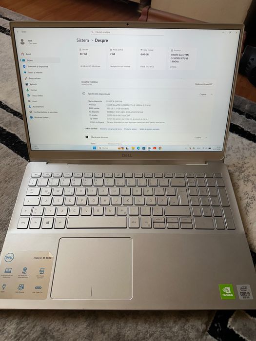 Laptop i5-10th/500gbssd/8gb/