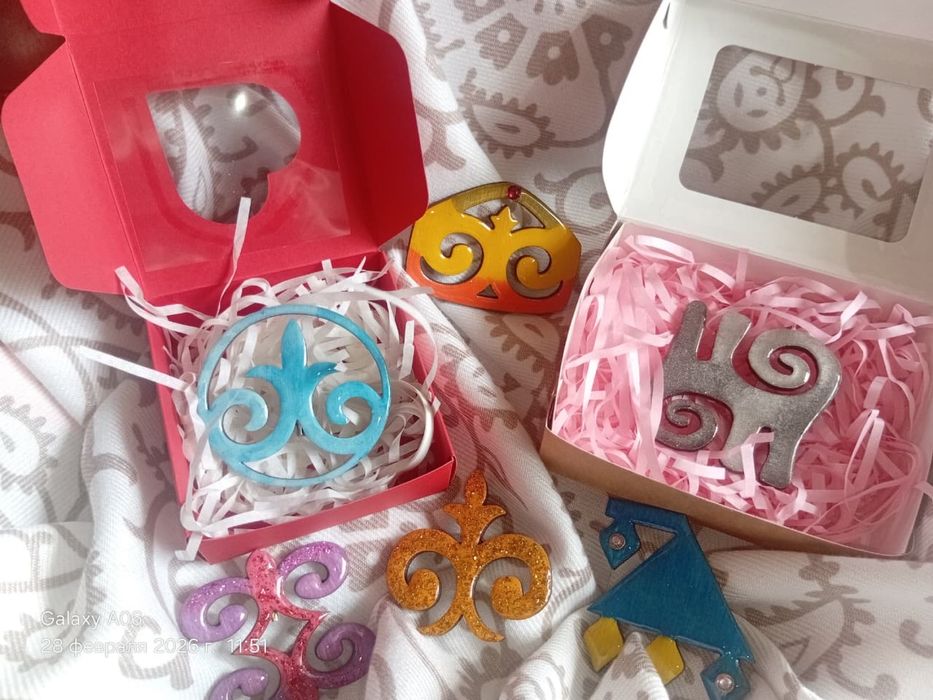 Этно брошки ручная работа