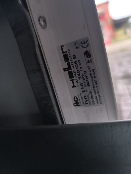 Свободно стояща печка Heller EHF 548/08 B