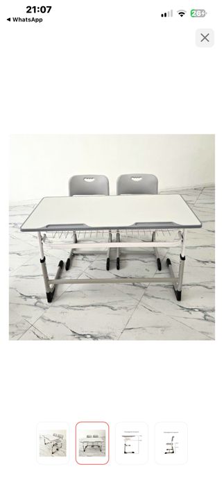 Парты школьные, стулья