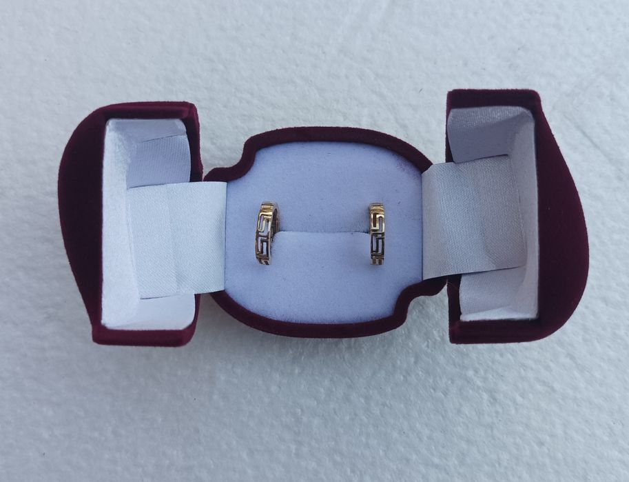 Серьги "Versace" 1,97гр/585 проба!