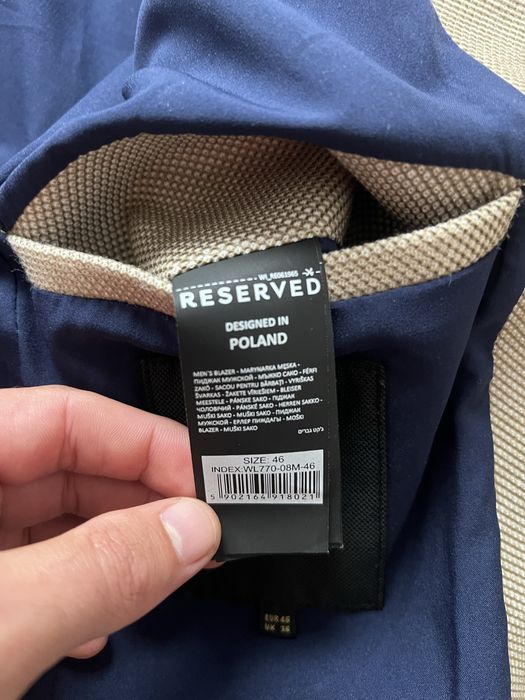 Sacou barbati Reserved