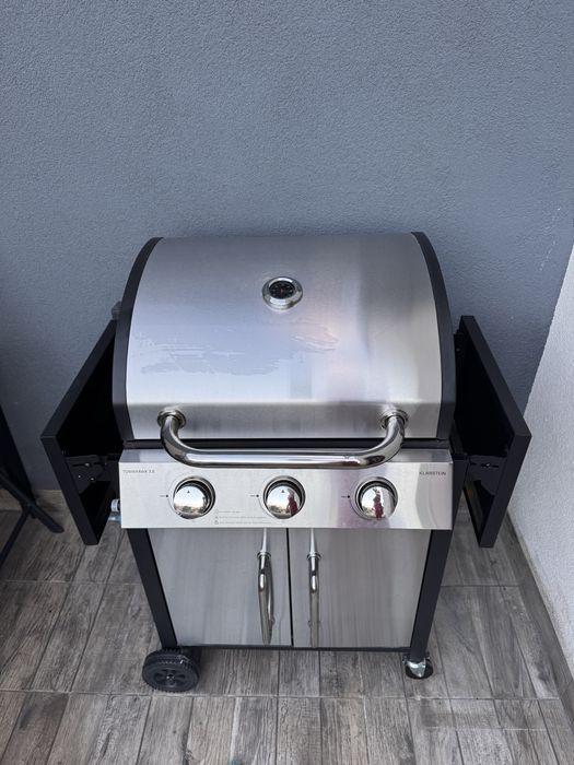 Чисто ново газово барбекю Klarstein- 3 горелки