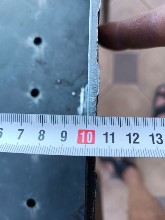 Мангал из рифлёного металла, 4мм.