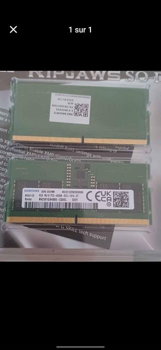 SO-DIMM DDR5 16GB (2X8GB) 4800Mhz Samsung