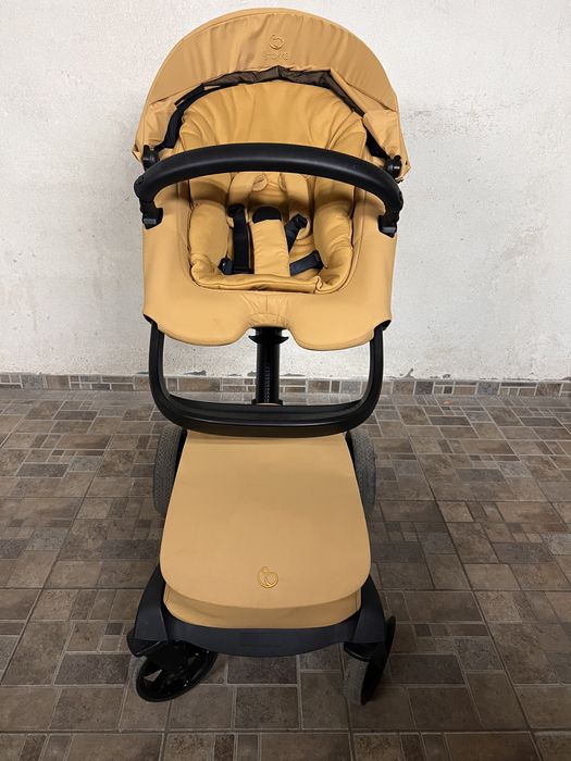 Stokke Xplory X Golden Yellow плюс аксесоари