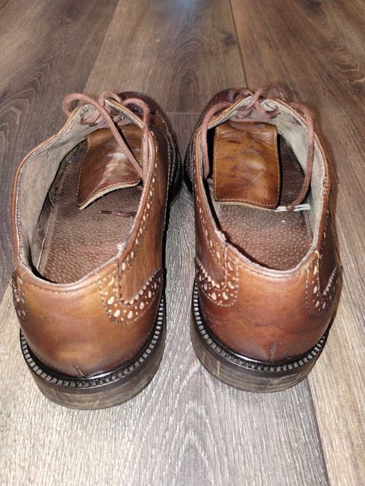 Мъжки луксозни боти тип Brogue.42 номер.Handmade.